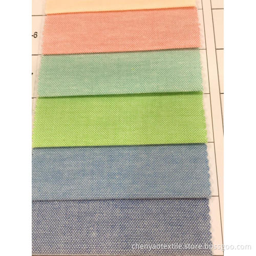 CVC Stretch Oxford Dyed  Fabric
